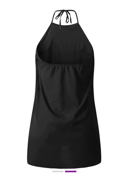 NWOT Drape front halter dress - Picture 2 of 2